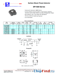 Datasheet EPI1L0342B20 manufacturer PCA