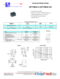 Datasheet EPT7003C-RC manufacturer PCA