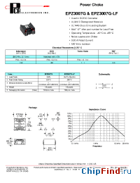 Datasheet EPZ3007G manufacturer PCA