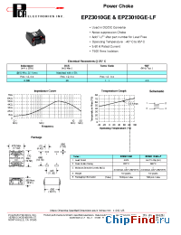 Datasheet EPZ3010GE manufacturer PCA