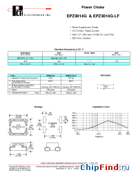 Datasheet EPZ3014G-LF manufacturer PCA
