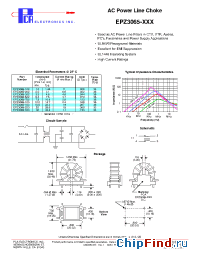 Datasheet EPZ3065-202 manufacturer PCA
