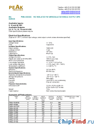 Datasheet P6BU-057R2E manufacturer PEAK