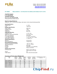 Datasheet P6MU-0505EH40 manufacturer PEAK