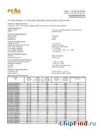 Datasheet PD10NG-0509E21H30 manufacturer PEAK