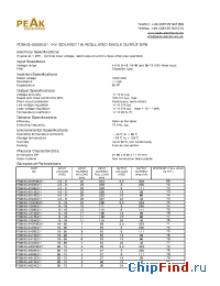 Datasheet PD6NG-0509E21 manufacturer PEAK