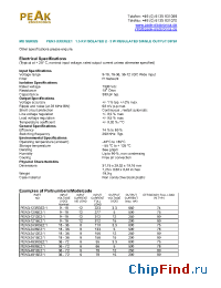 Datasheet PEN3-1212E21 manufacturer PEAK