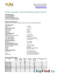 Datasheet PN6CU-4812E manufacturer PEAK