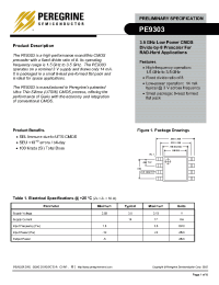 Datasheet PE9303-EK manufacturer Peregrine