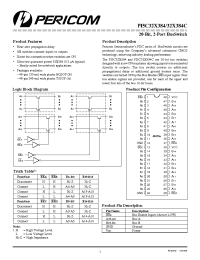 Datasheet 32X384C manufacturer Pericom