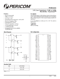 Datasheet PI3B16226B manufacturer Pericom