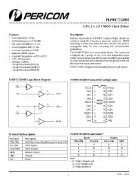 Datasheet PI49FCT32805 manufacturer Pericom