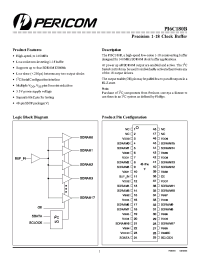 Datasheet PI6C180BV manufacturer Pericom