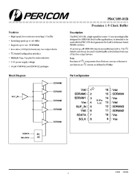 Datasheet PI6C185-01BQ manufacturer Pericom