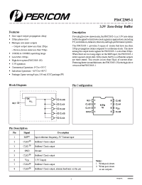 Datasheet PI6C2305-1HW manufacturer Pericom