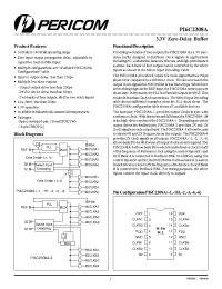 Datasheet PI6C2308A-1LI manufacturer Pericom
