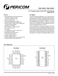 Datasheet PI6C3Q991-2J manufacturer Pericom