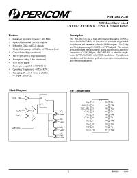 Datasheet PI6C48535-01L manufacturer Pericom