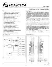 Datasheet PI6C671F manufacturer Pericom