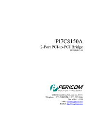Datasheet PI7C8150A manufacturer Pericom