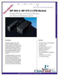 Datasheet MP963-2 manufacturer PerkinElmer