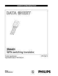 Datasheet 2N4401 manufacturer Philips