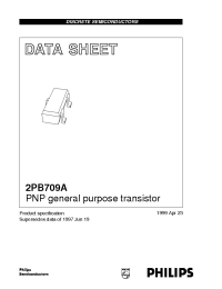 Datasheet 2PB709A manufacturer Philips
