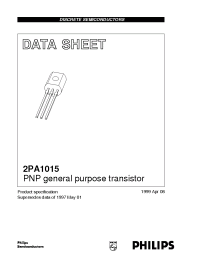 Datasheet 2PD1820A manufacturer Philips