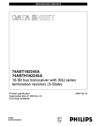 Datasheet 74ABT162245ADL manufacturer Philips