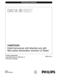 Datasheet 74ABT2245 manufacturer Philips