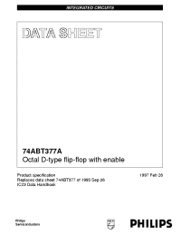 Datasheet 74ABT377A manufacturer Philips