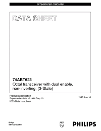 Datasheet 74ABT623DB manufacturer Philips