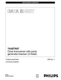 Datasheet 74ABT657DB manufacturer Philips