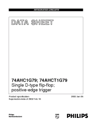 Datasheet 74AHC1G79GV manufacturer Philips