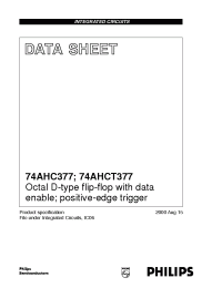 Datasheet 74AHC377D manufacturer Philips