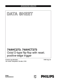 Datasheet 74AHCT273 manufacturer Philips