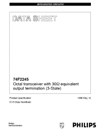 Datasheet 74F2245 manufacturer Philips