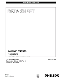 Datasheet 74F399 manufacturer Philips