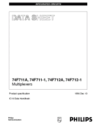 Datasheet 74F712A manufacturer Philips