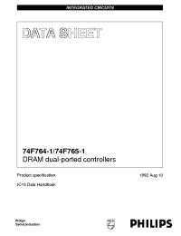 Datasheet 74F764-1N manufacturer Philips
