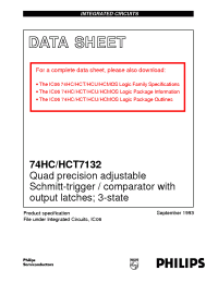 Datasheet 74HC7132 manufacturer Philips