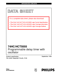 Datasheet 74HC/HCT5555 manufacturer Philips