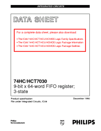 Datasheet 74HC/HCT7030 manufacturer Philips