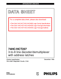 Datasheet 74HCT237N manufacturer Philips