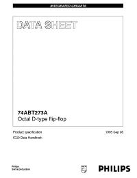 Datasheet 7ABT273APWDH manufacturer Philips