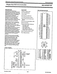 Datasheet 8051AH manufacturer Philips