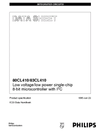 Datasheet 80CL410 manufacturer Philips