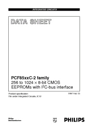 Datasheet 85C82 manufacturer Philips
