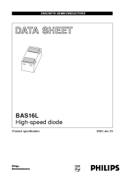 Datasheet BAS16L manufacturer Philips