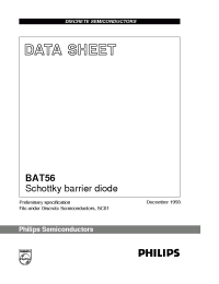 Datasheet BAT56 manufacturer Philips